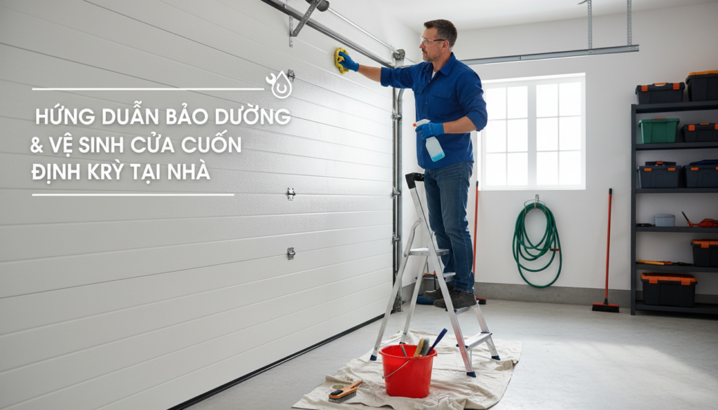 Hướng dẫn bảo dưỡng và vệ sinh cửa cuốn định kỳ tại nhà