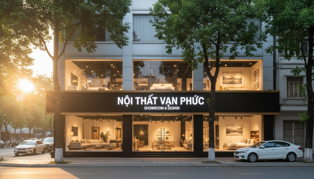 Showroom Nội thất phố Vạn Phúc Hà Đông